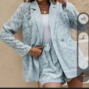 Shein | Powder blue blazer